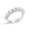 14K White Gold 2. 0 Cttw Diamond 7 Stone Band Ring