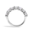 14K White Gold 2. 0 Cttw Diamond 7 Stone Band Ring