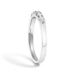 14K White Gold 1/4 Cttw  Diamond 5 Stone Band Ring
