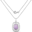 7.30 Carat Genuine Amethyst .925 Sterling Silver Pendant