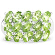 3.45 Carat Genuine Peridot .925 Sterling Silver Ring - Rings - Custom Crafting Alliance, LLC