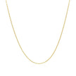 Adjustable Cable Chain in 14k Yellow Gold (1.0mm)