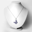 3.78 Carat Genuine Tanzanite .925 Sterling Silver Pendant - Pendants - Custom Crafting Alliance, LLC