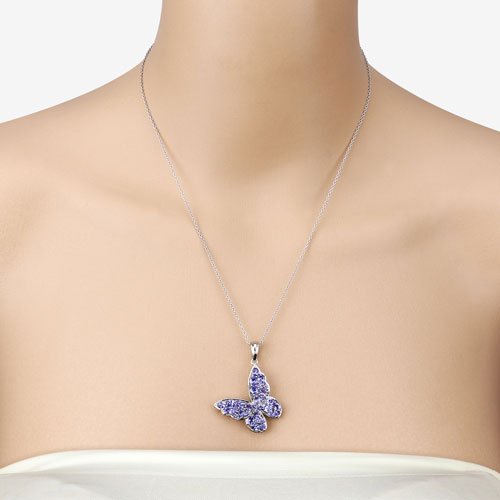 3.78 Carat Genuine Tanzanite .925 Sterling Silver Pendant - Pendants - Custom Crafting Alliance, LLC