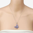 3.78 Carat Genuine Tanzanite .925 Sterling Silver Pendant - Pendants - Custom Crafting Alliance, LLC