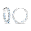 3.80 Carat Genuine Blue Topaz .925 Sterling Silver Earrings - Earrings - Custom Crafting Alliance, LLC