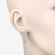 3.80 Carat Genuine Blue Topaz .925 Sterling Silver Earrings - Earrings - Custom Crafting Alliance, LLC