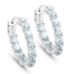 3.80 Carat Genuine Blue Topaz .925 Sterling Silver Earrings - Earrings - Custom Crafting Alliance, LLC