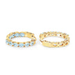 3.80 Carat Genuine Blue Topaz .925 Sterling Silver Earrings - Earrings - Custom Crafting Alliance, LLC