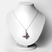 3.80 Carat Genuine Multi Stones .925 Sterling Silver Pendant - Pendants - Custom Crafting Alliance, LLC