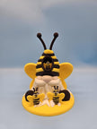 3D - Printed Bee Gnome/Tomte – Whimsical Indoor & Outdoor Decor - Artwork - Custom Crafting Alliance, LLC