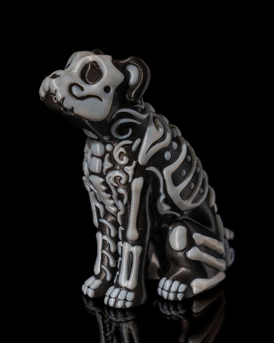 3D - Printed Calavera Cat & Dog Figurines – Día de los Muertos Altar Decor - Figurines - Custom Crafting Alliance, LLC