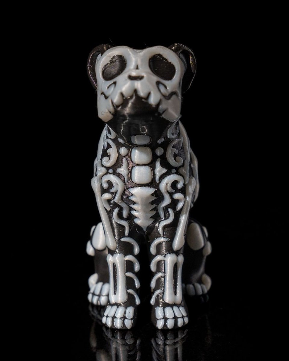 3D - Printed Calavera Cat & Dog Figurines – Día de los Muertos Altar Decor - Figurines - Custom Crafting Alliance, LLC