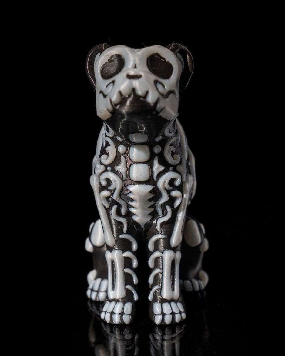 3D - Printed Calavera Cat & Dog Figurines – Día de los Muertos Altar Decor - Figurines - Custom Crafting Alliance, LLC