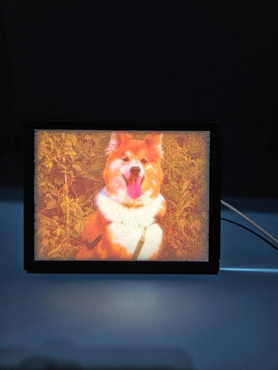 3D - Printed Custom Color Photo Frame – Personalize Your Memories with LED Backlight - Artwork - Custom Crafting Alliance, LLC