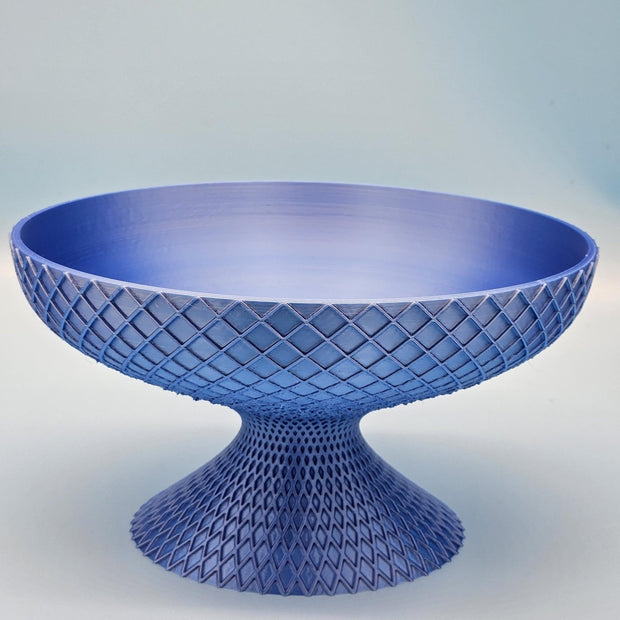 3D - Printed Geometric Pedestal Bowl - Custom Crafting Alliance
