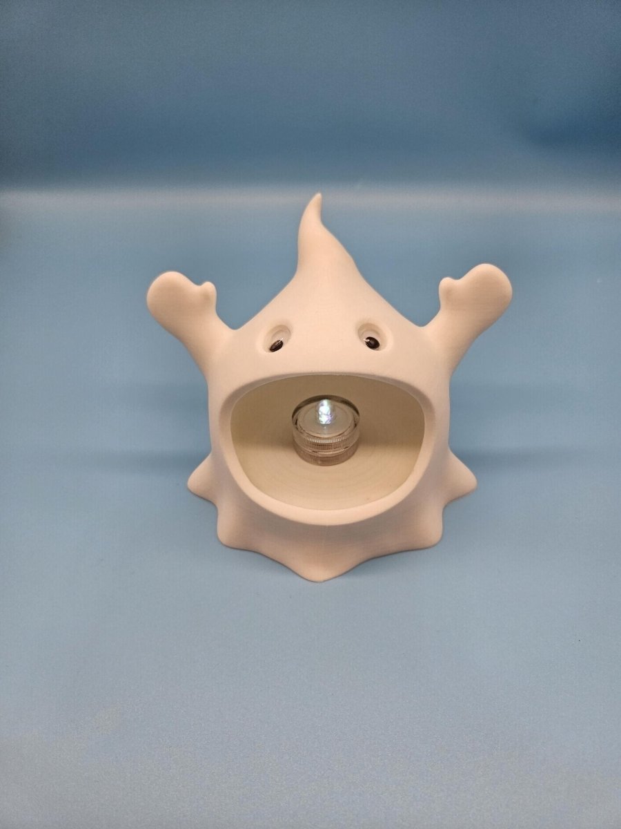 3D - Printed Ghost Candy Dish & LED Lamp – Spooky Cute Halloween Decor - Custom Crafting Alliance, LLC