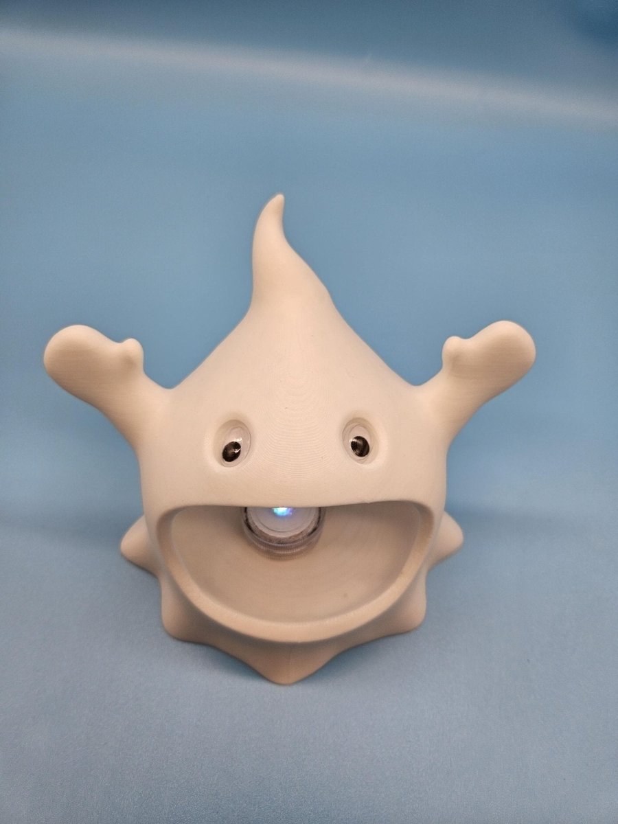 3D - Printed Ghost Candy Dish & LED Lamp – Spooky Cute Halloween Decor - Custom Crafting Alliance, LLC