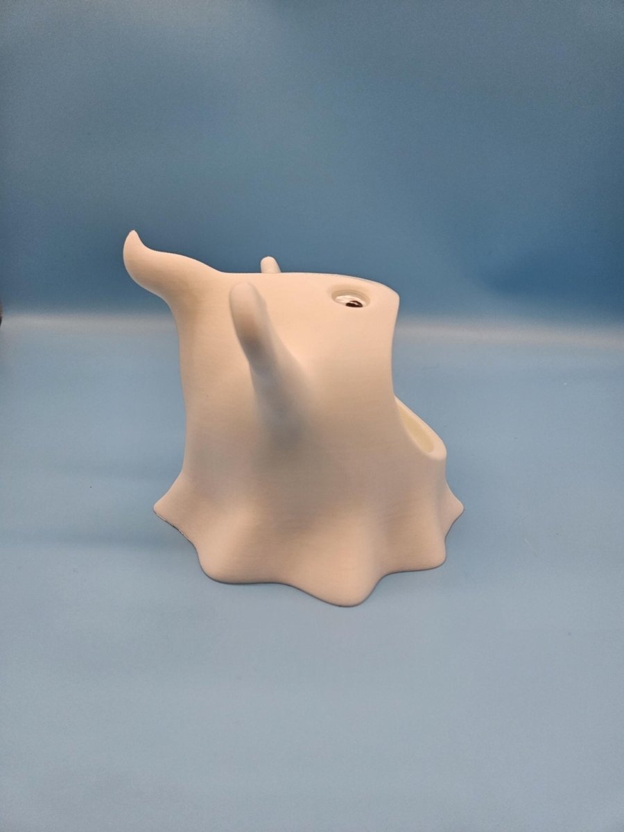 3D - Printed Ghost Candy Dish & LED Lamp – Spooky Cute Halloween Decor - Custom Crafting Alliance, LLC