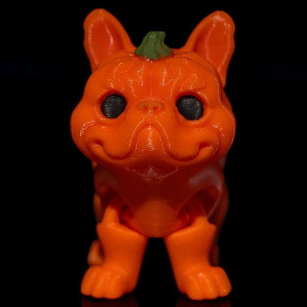 3D - Printed Pumpkin Pup – Adorable Halloween Dog Figurine - Custom Crafting Alliance, LLC