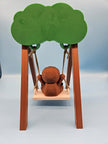 3D - Printed Sloth on a Swing – Whimsical Indoor & Outdoor Decor - Artwork - Custom Crafting Alliance, LLC