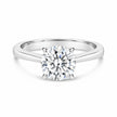 IGI Certified 14K White Gold 2.0 Cttw Round Lab Grown Diamond Solitaire Engagement Ring