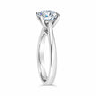 IGI Certified 14K White Gold 2.0 Cttw Round Lab Grown Diamond Solitaire Engagement Ring