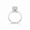 IGI Certified 14K White Gold 2.0 Cttw Round Lab Grown Diamond Solitaire Engagement Ring