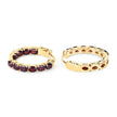 4.00 Carat Genuine Garnet .925 Sterling Silver Earrings - Earrings - Custom Crafting Alliance, LLC