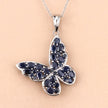 4.36 Carat Genuine Blue Sapphire .925 Sterling Silver Pendant - Pendants - Custom Crafting Alliance, LLC