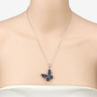 4.36 Carat Genuine Blue Sapphire .925 Sterling Silver Pendant - Pendants - Custom Crafting Alliance, LLC