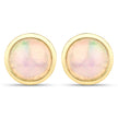 1.00 Carat Genuine Ethiopian Opal .925 Sterling Silver Earrings