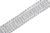 14K White Gold 5.0 Cttw Round Brilliant Cut Diamond 7