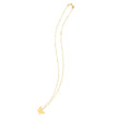 14k Yellow Gold Ppillon Butterfly Necklace