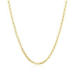 2.3mm 14k Yellow Gold Rolo Chain