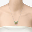 4.65 Carat Genuine Peridot .925 Sterling Silver Necklace - Necklaces - Custom Crafting Alliance, LLC
