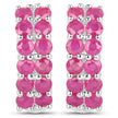 3.12 Carat Genuine Ruby .925 Sterling Silver Earrings