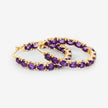 4.80 Carat Genuine Amethyst .925 Sterling Silver Earrings - Earrings - Custom Crafting Alliance, LLC