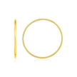 Endless Hoop Style Earrings in 14K Yellow Gold