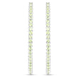 3.50 Carat Genuine Peridot .925 Sterling Silver Earrings