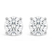 IGI Certified 14K Yellow Gold 1.00 Cttw Round Lab Grown Diamond Solitaire Stud Earrings