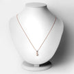 0.70 Carat Genuine Morganite .925 Sterling Silver Pendant