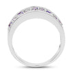 1.23 Carat Genuine Tanzanite .925 Sterling Silver Ring