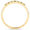 0.22 Carat Genuine Dark Yellow Diamond 14K Yellow Gold Ring (I1-I2)
