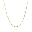 18k Yellow Gold Box Chain 0.8mm