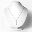 1.40 Carat Genuine Peridot and Pearl .925 Sterling Silver Pendant