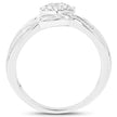 0.62 Carat Genuine White Diamond .925 Sterling Silver Ring