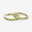 5.10 Carat Genuine Peridot .925 Sterling Silver Earrings - Earrings - Custom Crafting Alliance, LLC