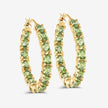 5.10 Carat Genuine Peridot .925 Sterling Silver Earrings - Earrings - Custom Crafting Alliance, LLC