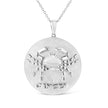 .925 Sterling Silver Diamond Accent Cancer Zodiac Design 18
